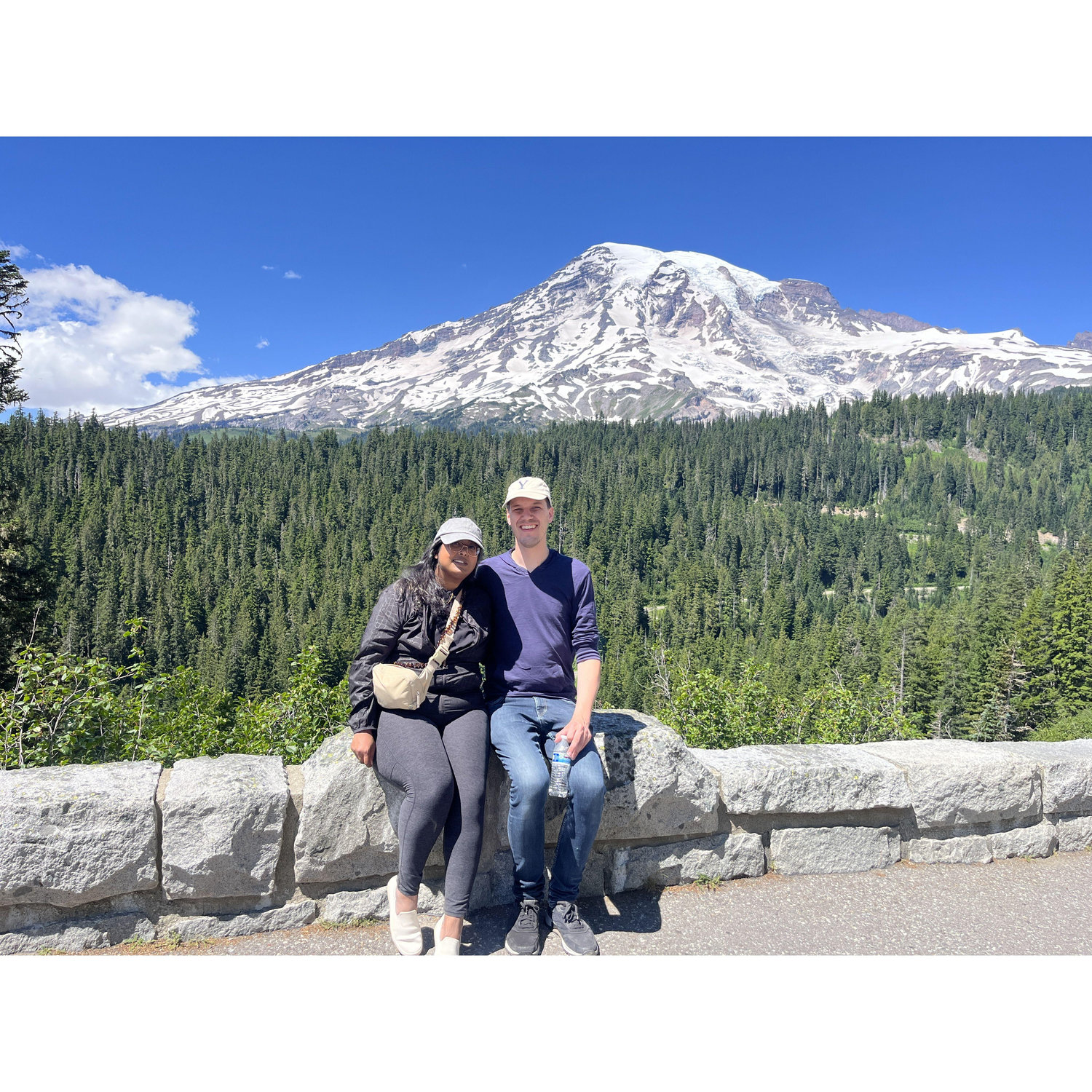 Enjoying the view of the majestic Tahoma (Mount Rainier)!