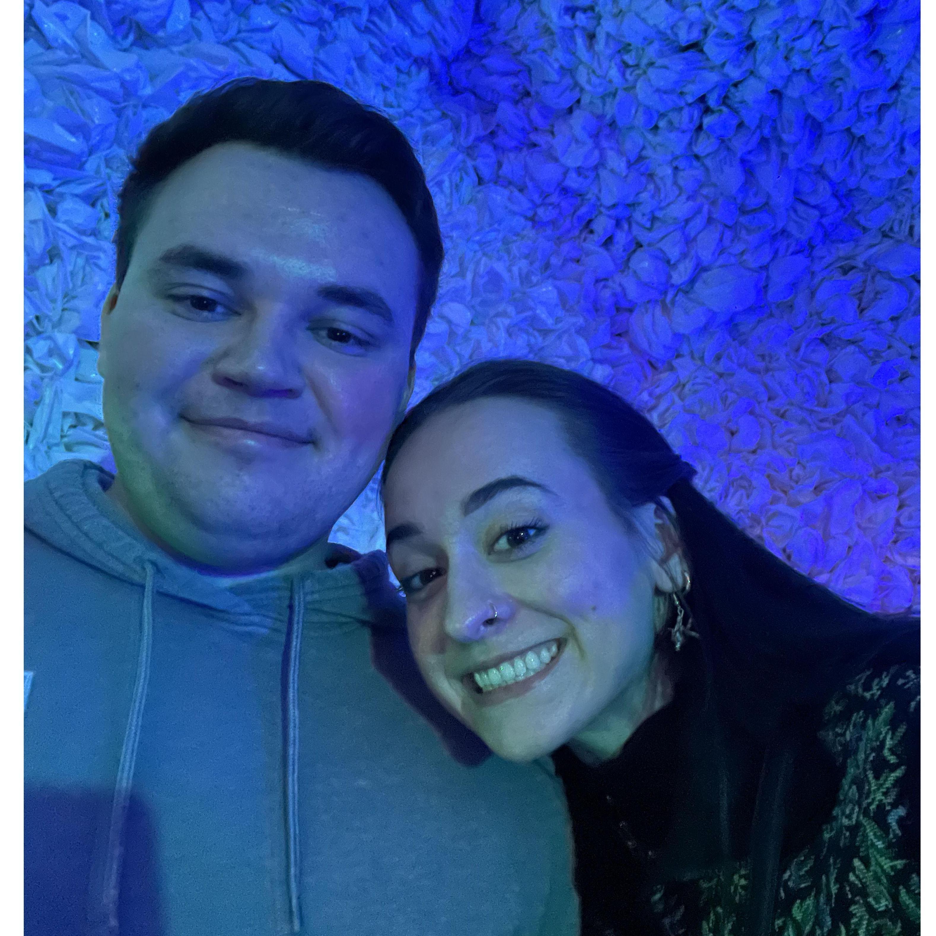The "Eve" of the Proposal. Within an interactive museum. February 2024