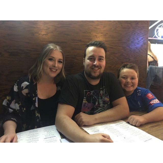 Celebrating finding a wedding dress!