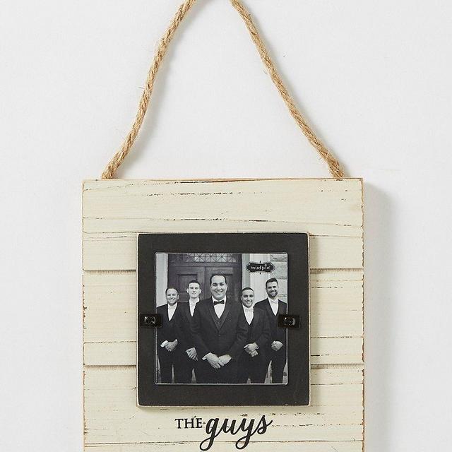 Mud Pie Wedding Collection The Guys Door Hanger Frame