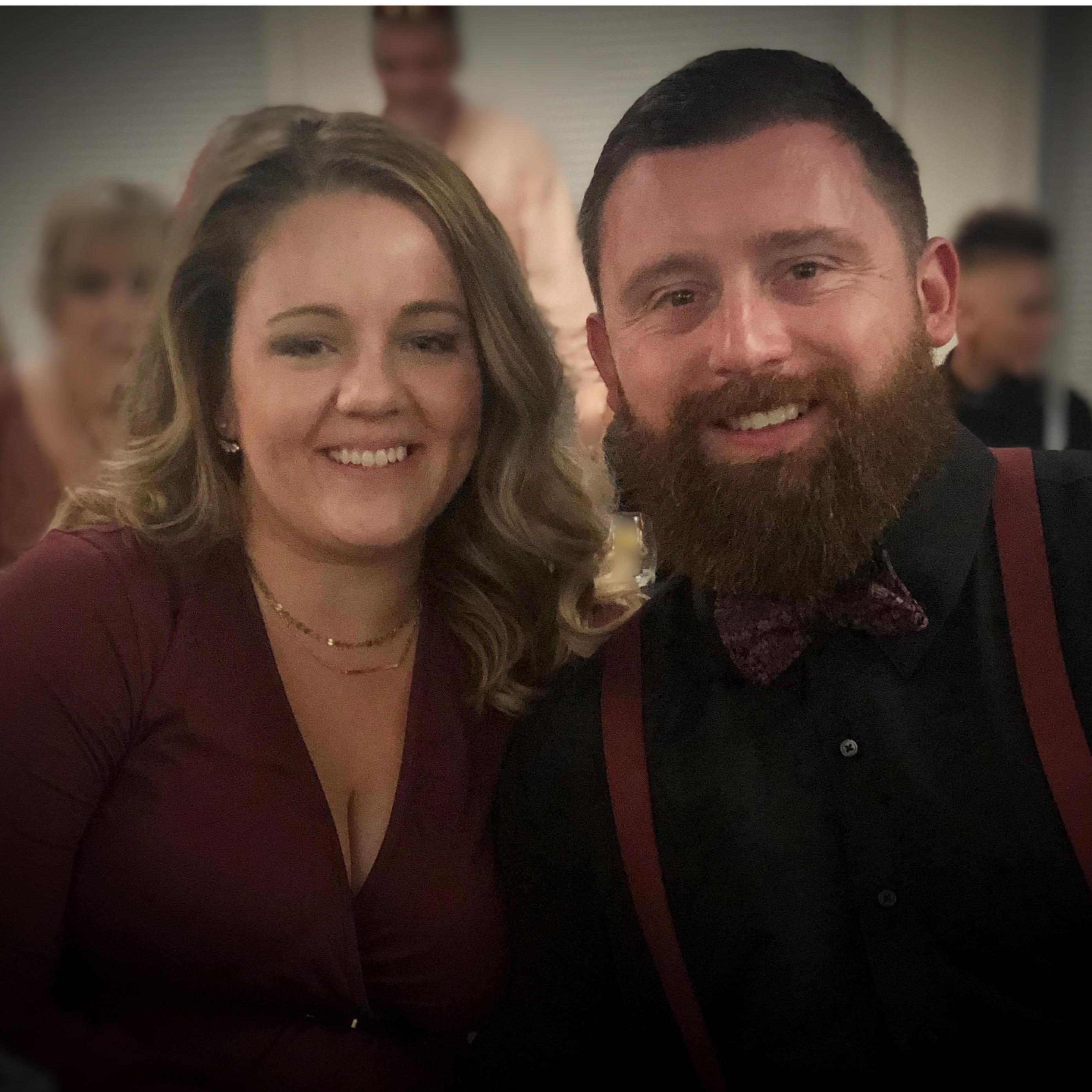 October 2020 - At the wedding of Harley's sister Erica and sister in law Hannah