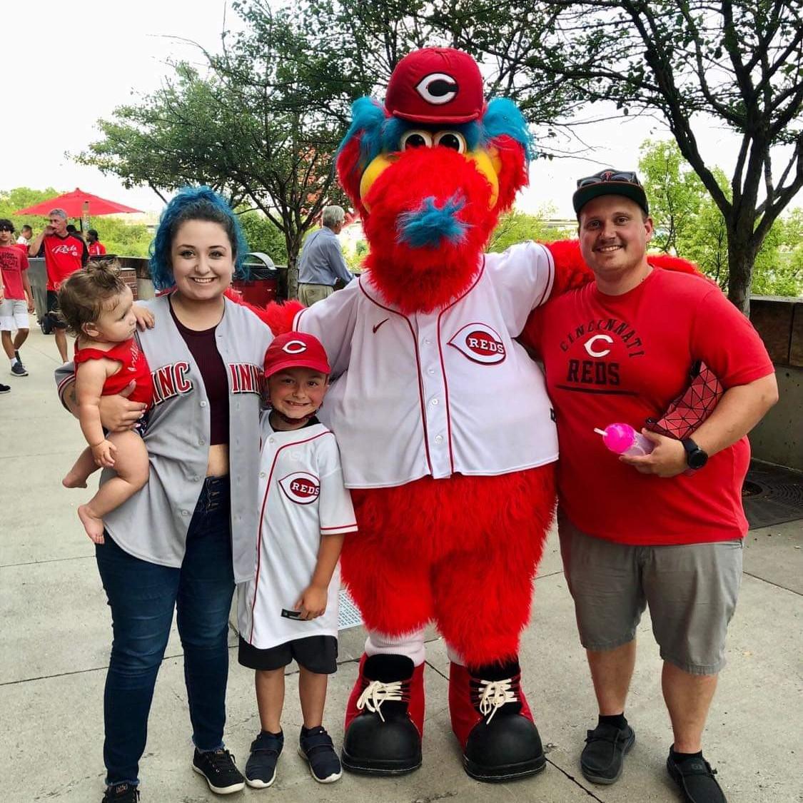 Attending Reds games, with many more to come!