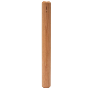 GOBAM Wood Rolling Pin, Large - Dough Roller for Pasta, Cookies, Pie, Pizza, Chapati, Fondant, Rolling Pins for Baking, Bread Making Tools and Supplies - 14.5 x 1.6 Inches