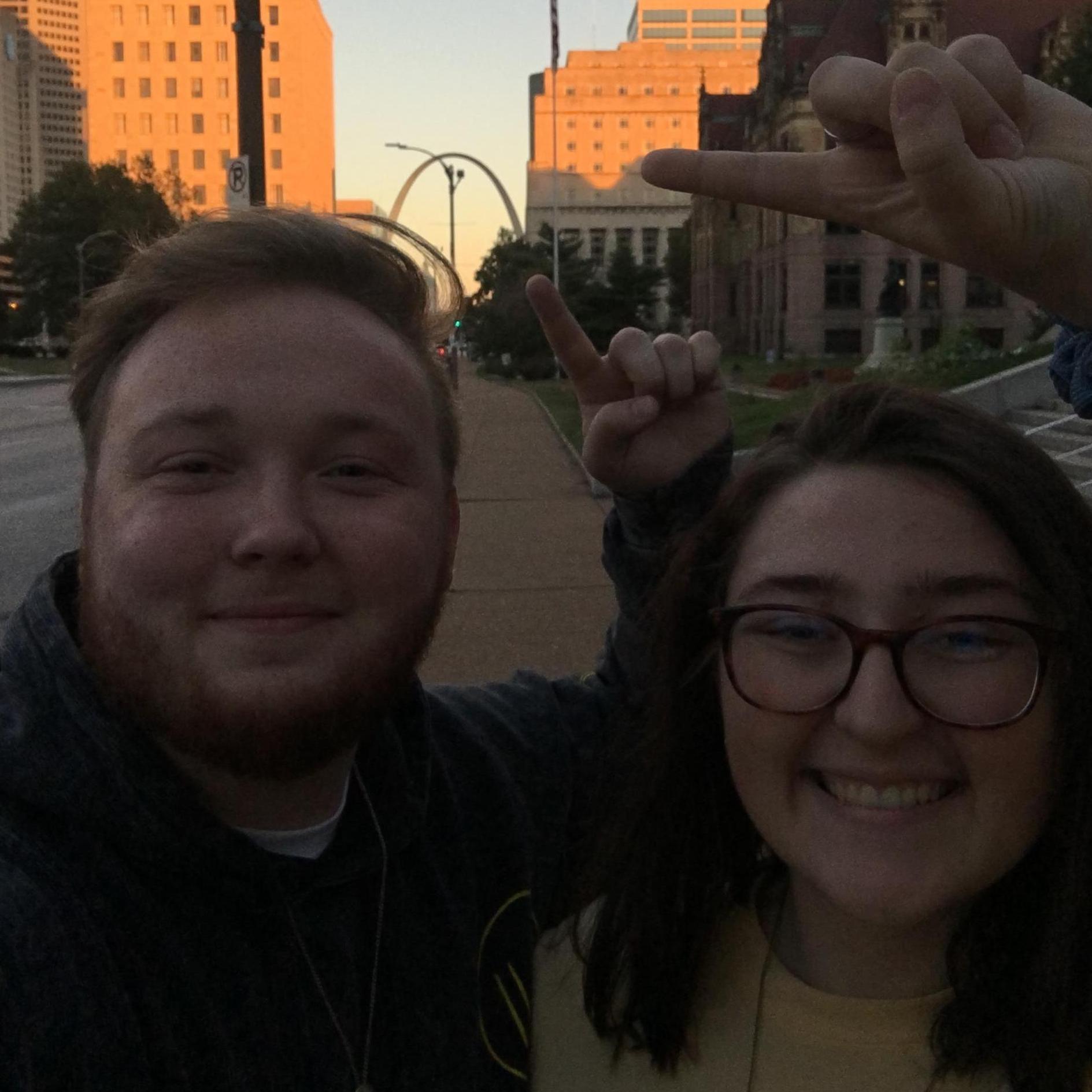 taken in october of 2018 when we traveled to st. louis and camped out to see twenty one pilots perform
