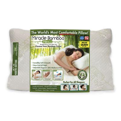 Miracle Bamboo Deluxe Pillow with Viscose from Bamboo Cover