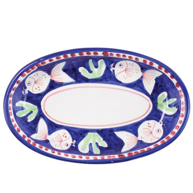 Campagna Pesce Small Oval Tray