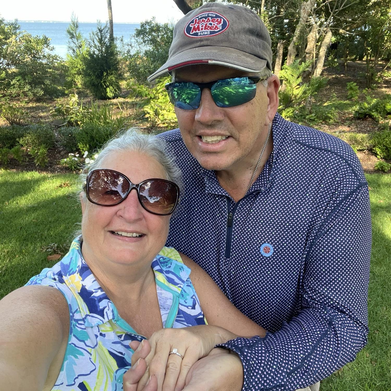 He asked, I said yes. Elizabethan gardens in Manteo