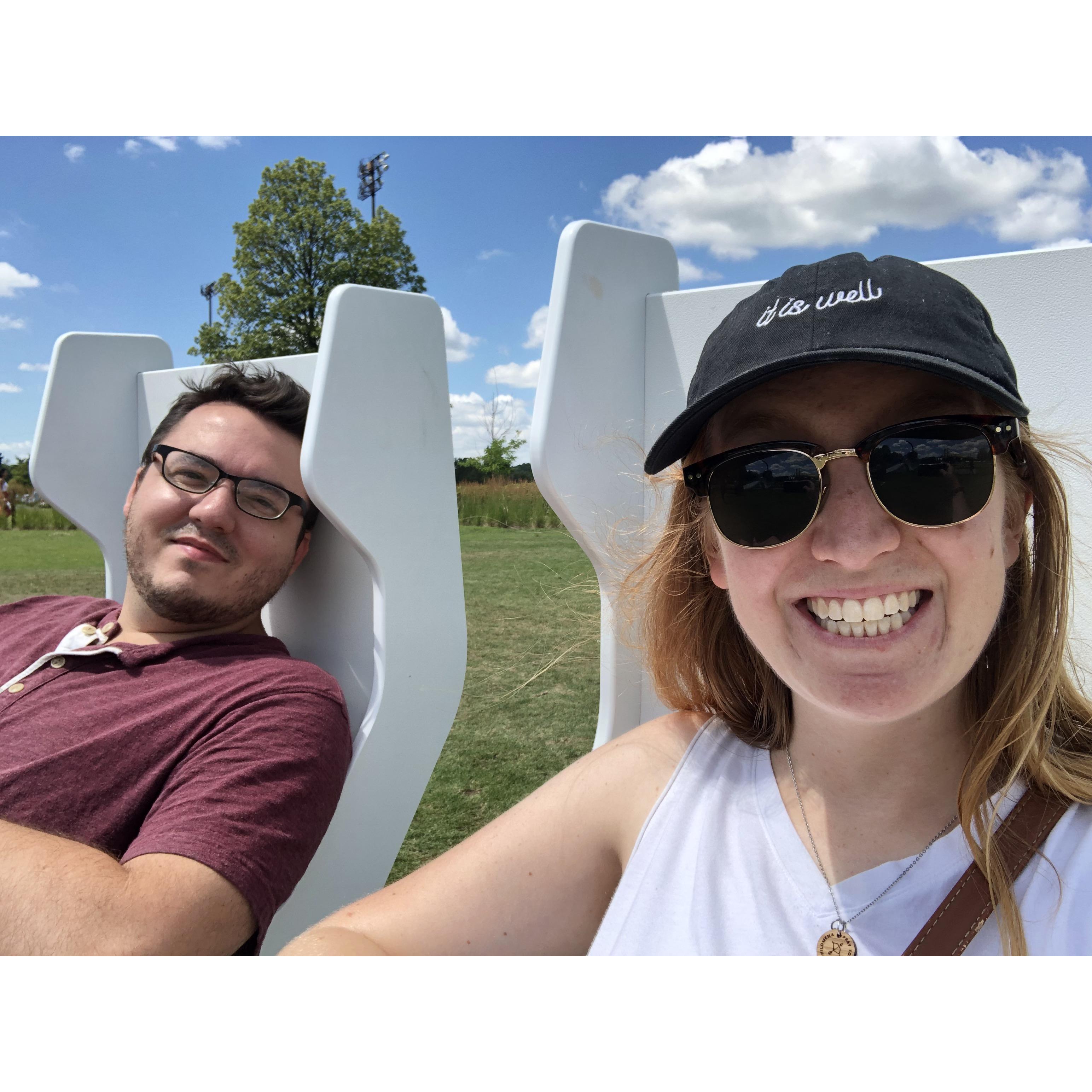 Spending some time at the Minneapolis Sculpture Garden