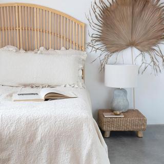 Handmade Rattan Slatted Headboard