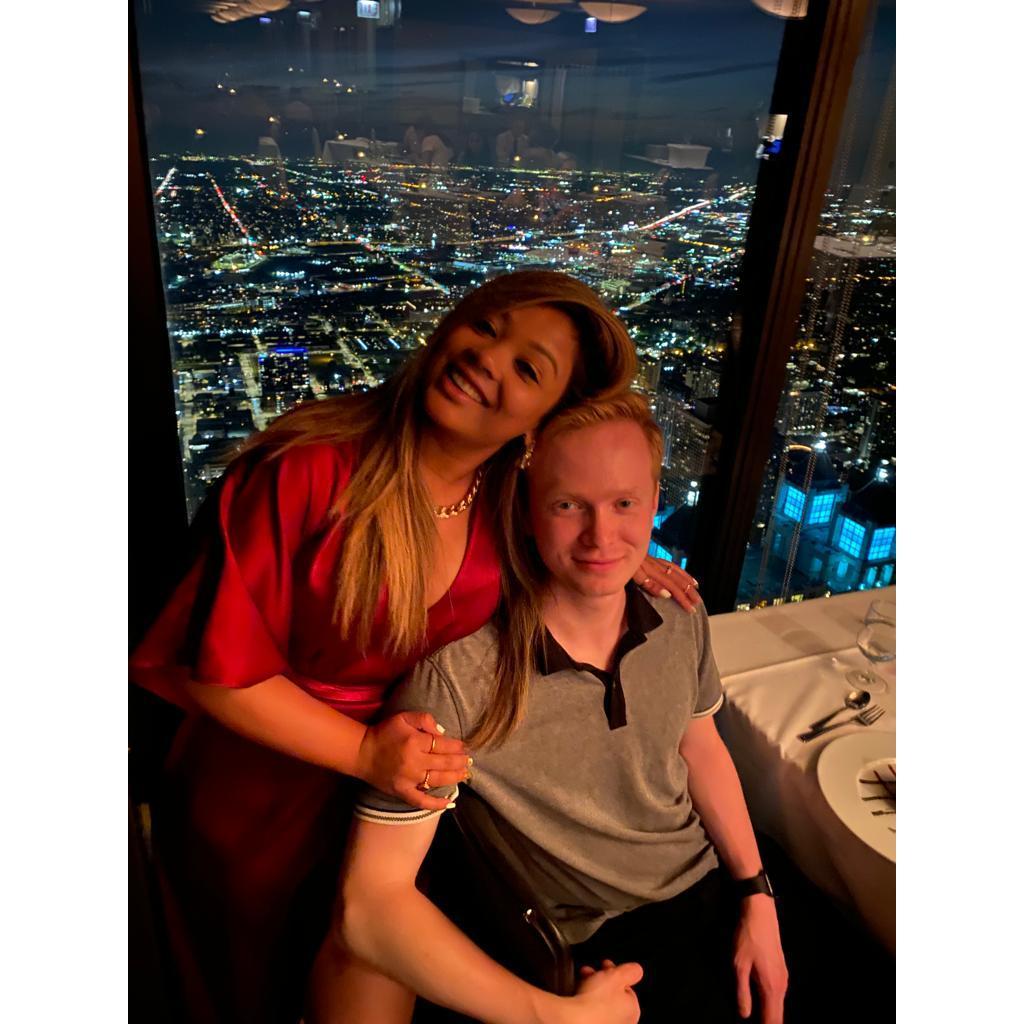Our 1st Anniversary date night......