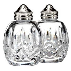 Waterford Serveware, Lismore Round Salt and Pepper Shakers