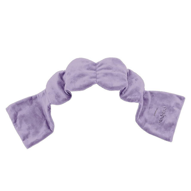 Nodpod Gentle Pressure Sleep Mask | Patented Light Blocking Design for Sleeping, Travel & Relaxation | Bead Filled, Machine Washable, BPA Free Eye Pillow (Wisteria)