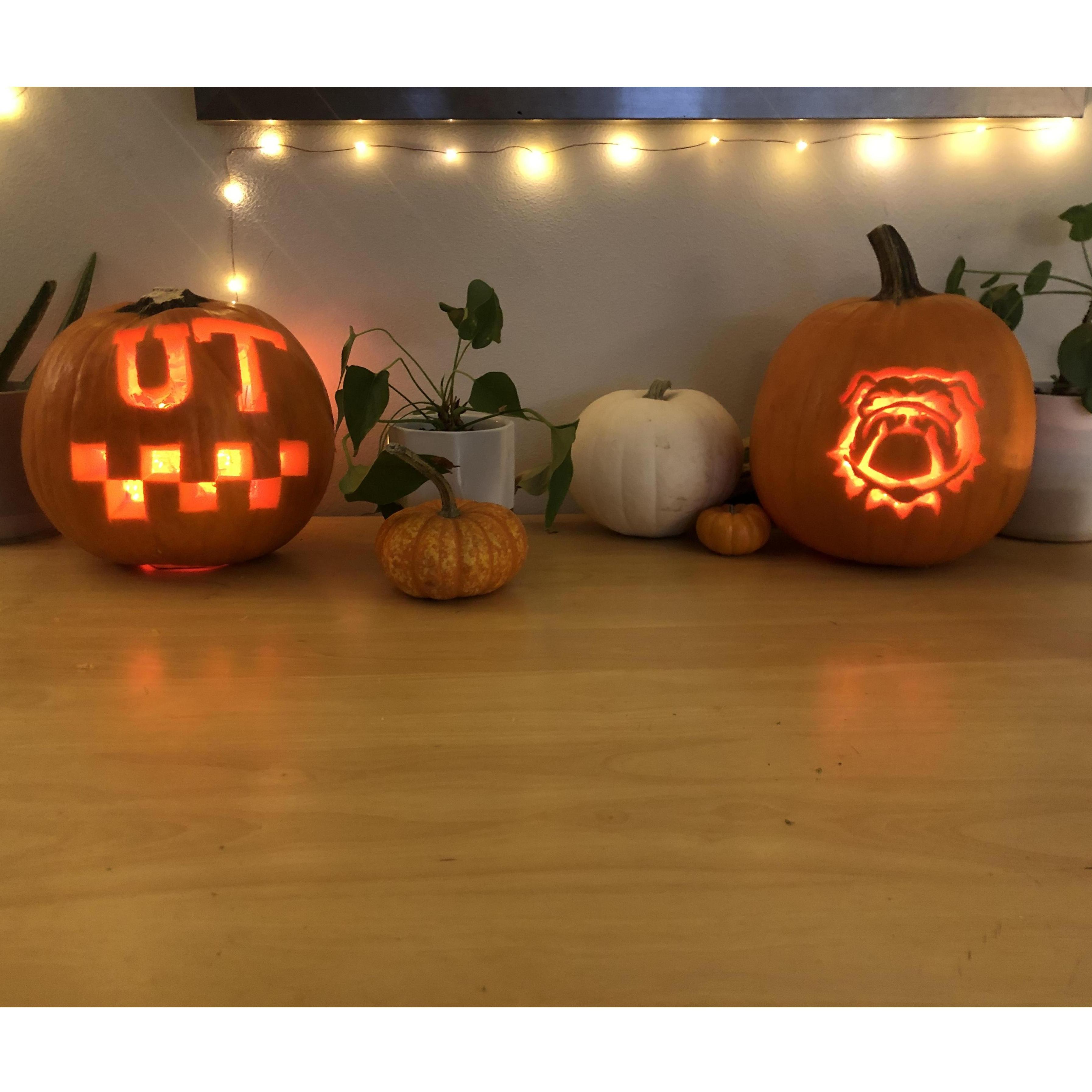 Serious pumpkin carving. 2020.