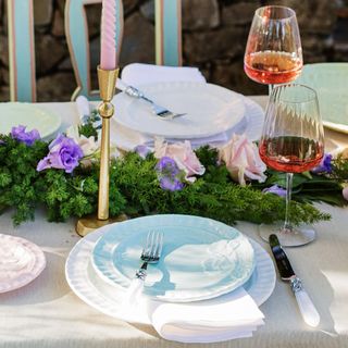 Pietra Fiori Salad Plate