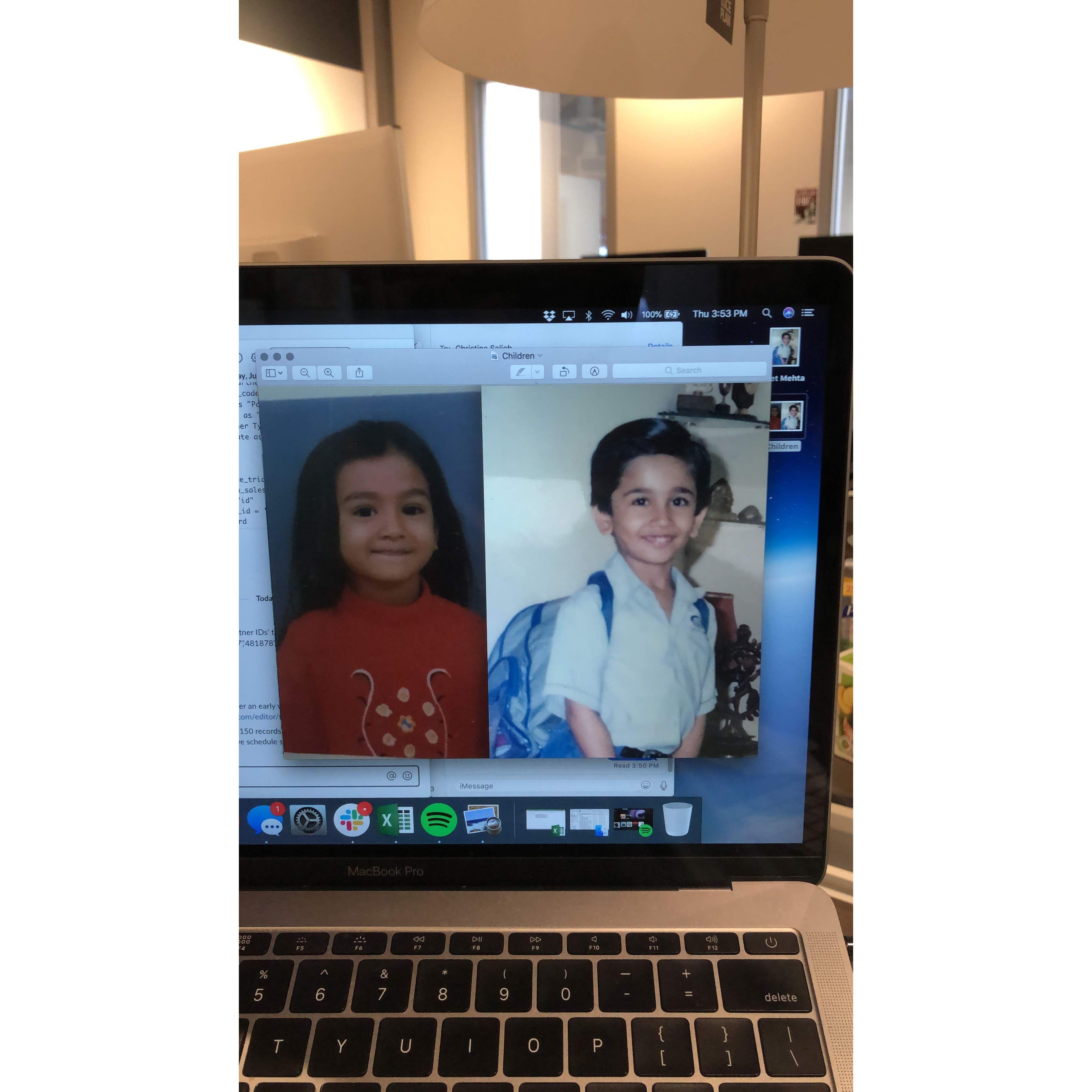 Fun fact! We went to the same pre-school in India! GLS represent!!