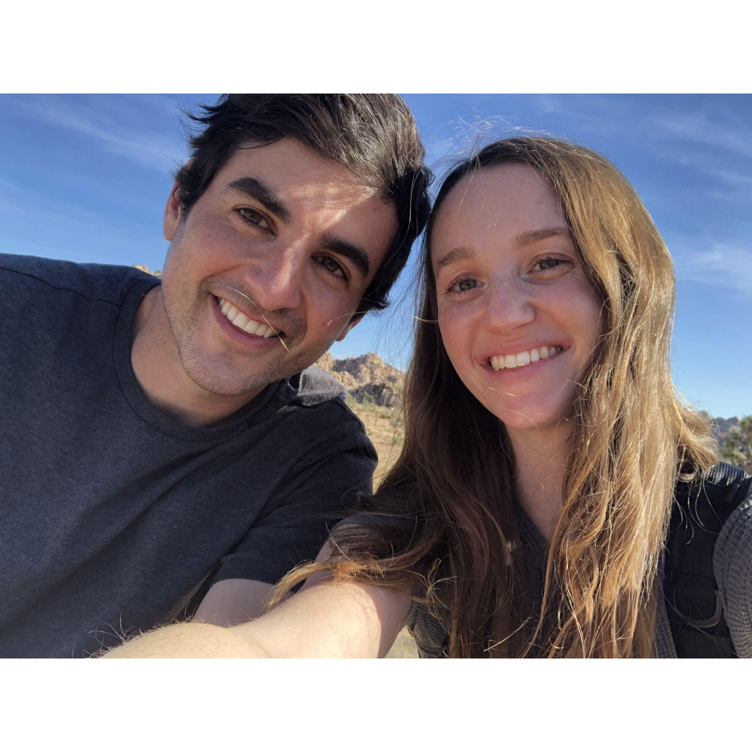 Our first picture together - January 2021