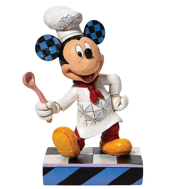 Enesco Jim Shore Disney Traditions Chef Mickey Mouse Figurine, 6.25 Inch, Multicolor