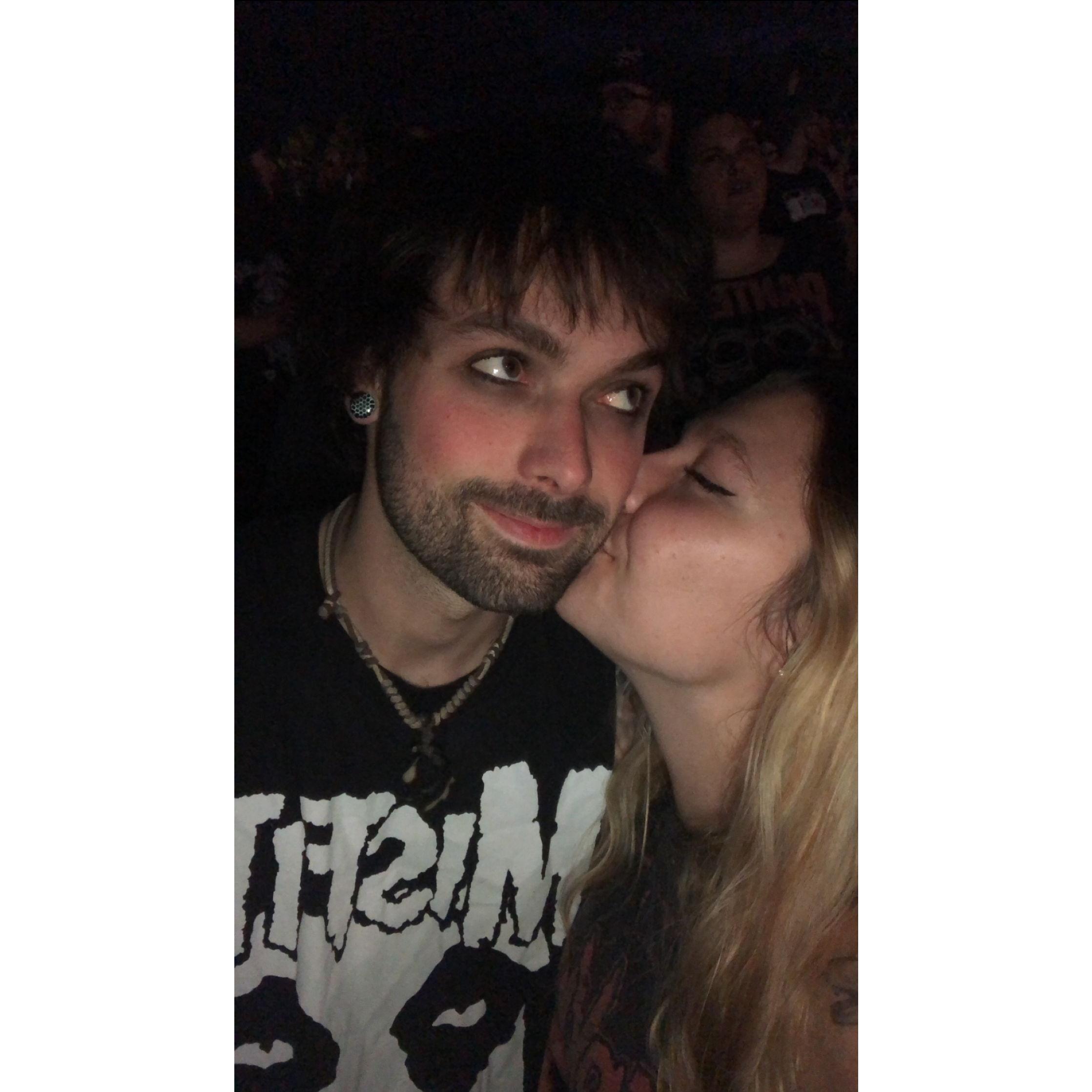 Slipknot concert together!