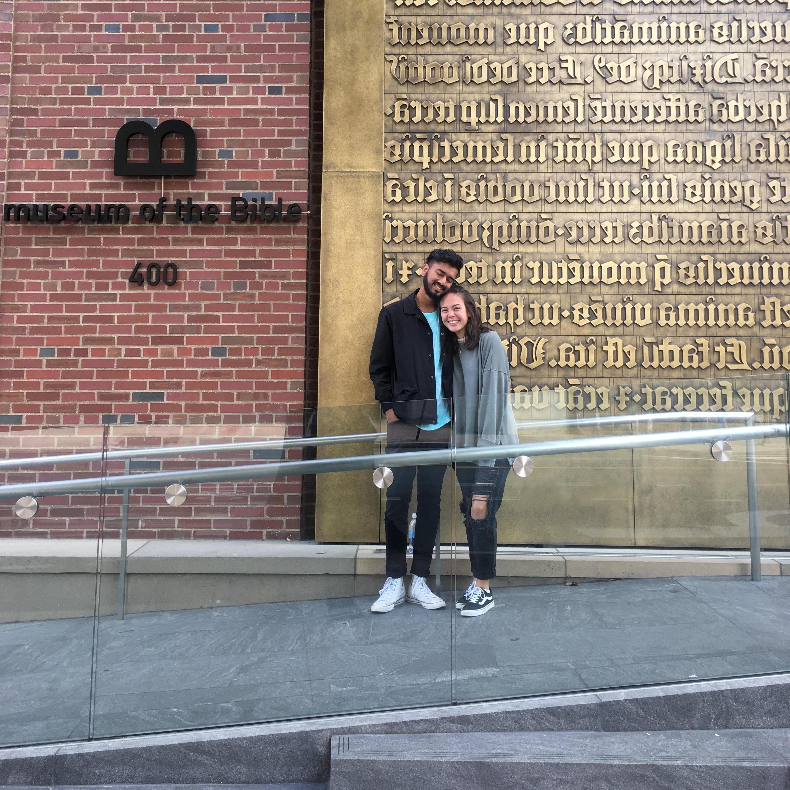 10.5.19 - Museum of the Bible in DC, and we went to a Lauv concert afterwards!!