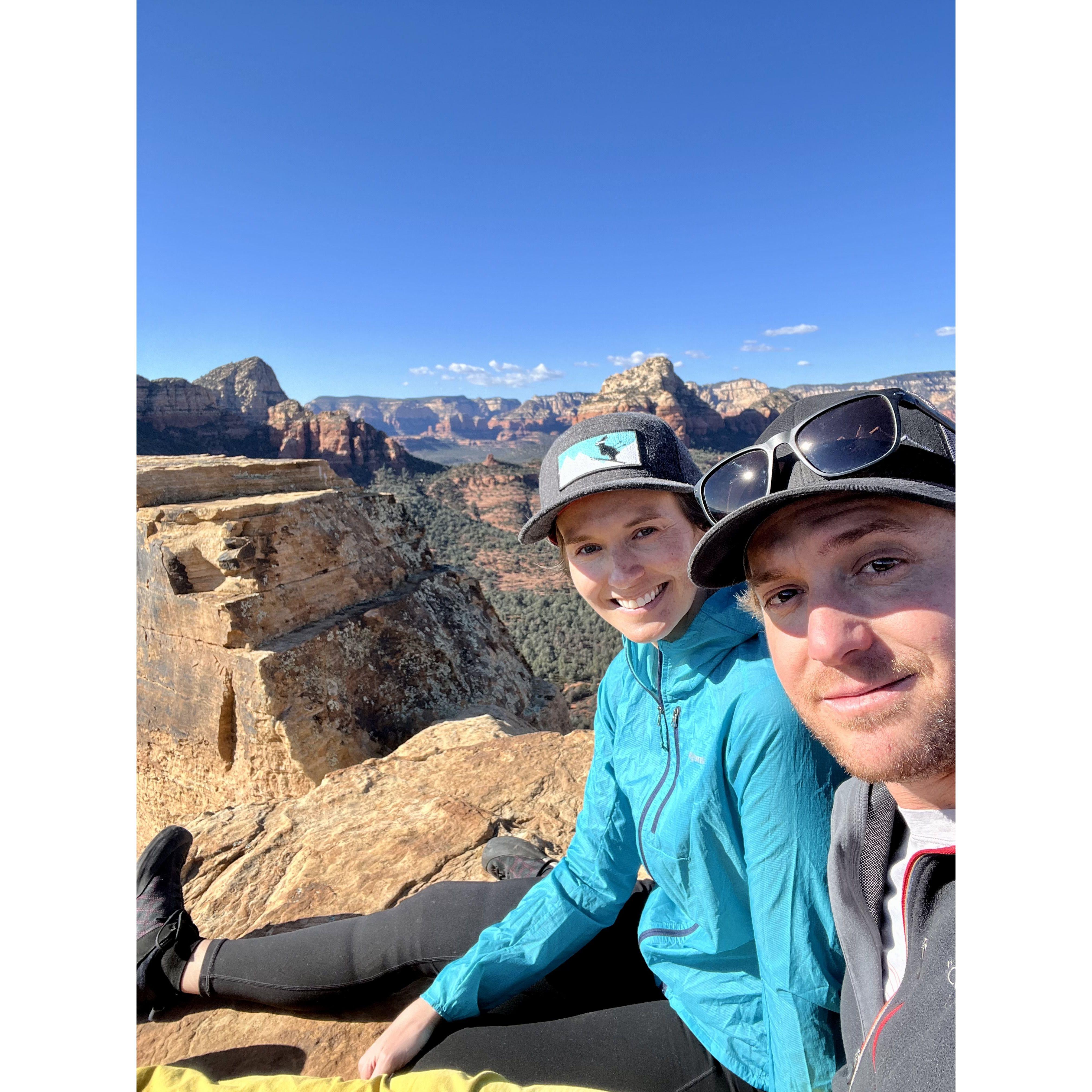 Summit of Morning Glory Spire in Sedona