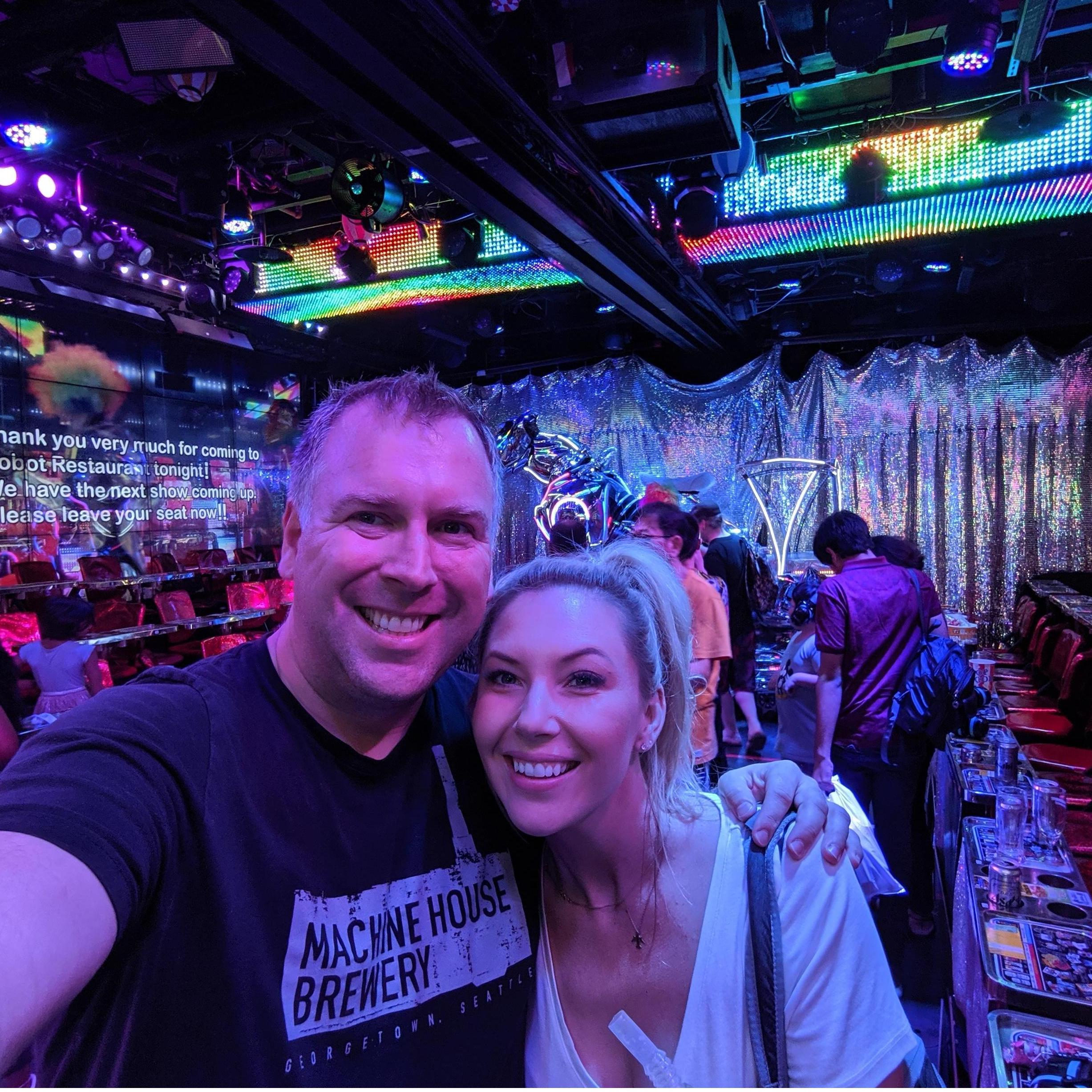 After the craziest sensory overload experience ever