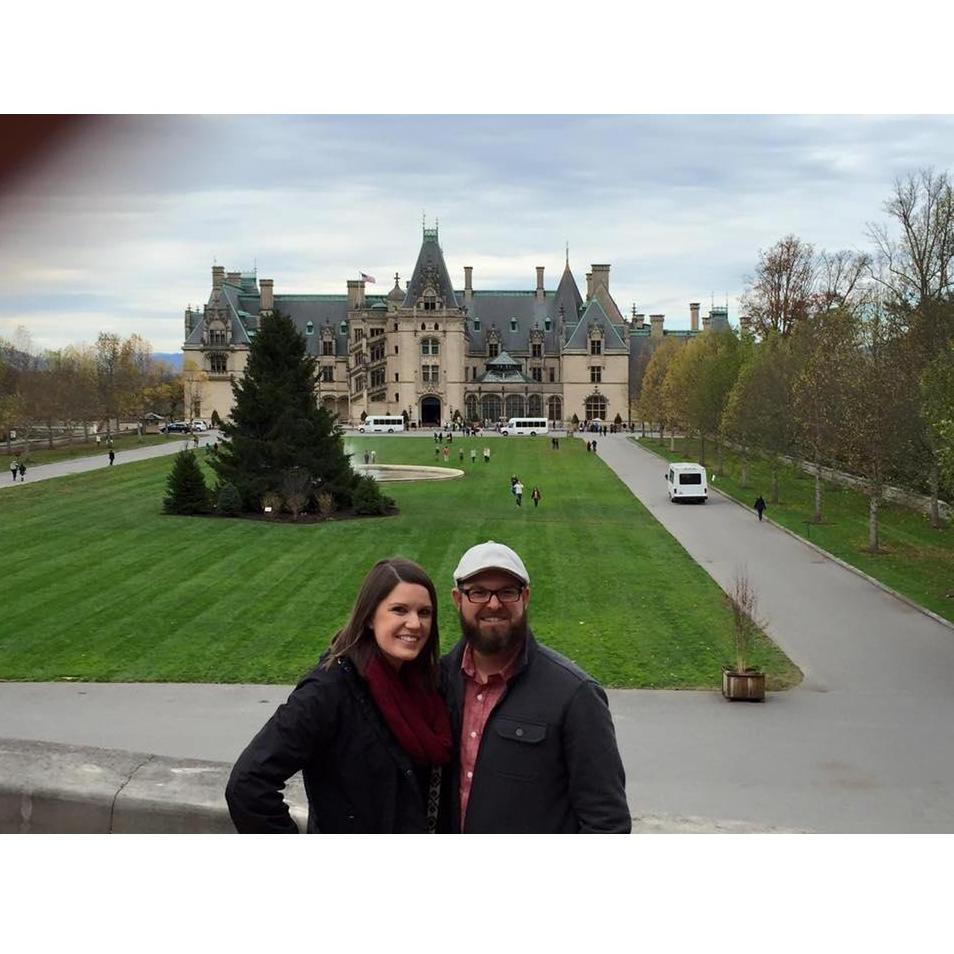 First vacation together at the Biltmore Estate.