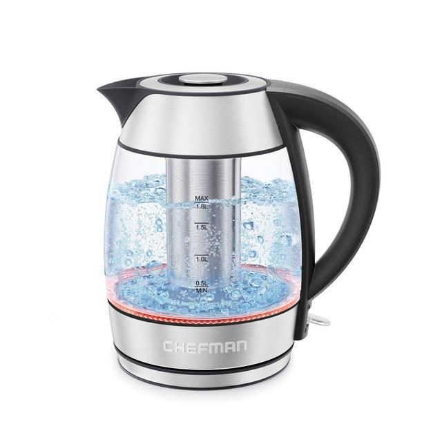 Chefman 1.8L Glass Electric Kettle