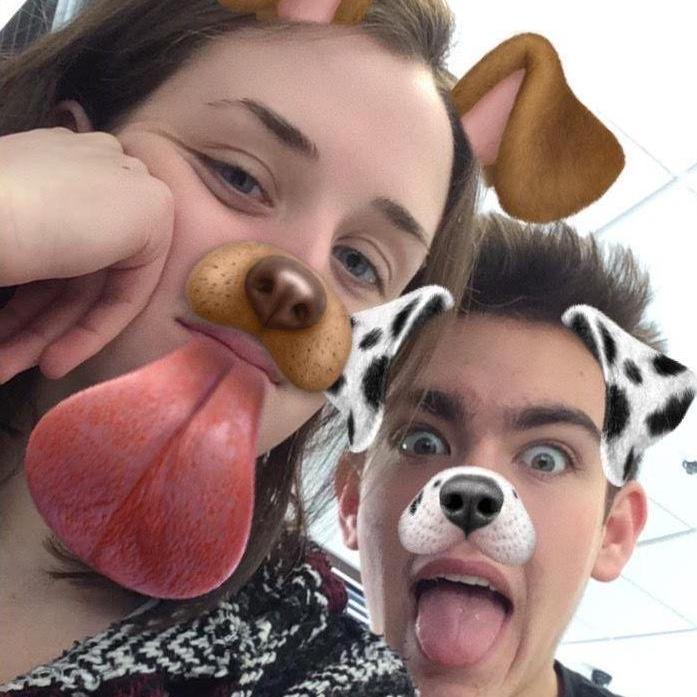 Track's End date after school, Devin asked Sarah to be his girlfriend about 2 hours after this pic was taken! - December 19, 2016