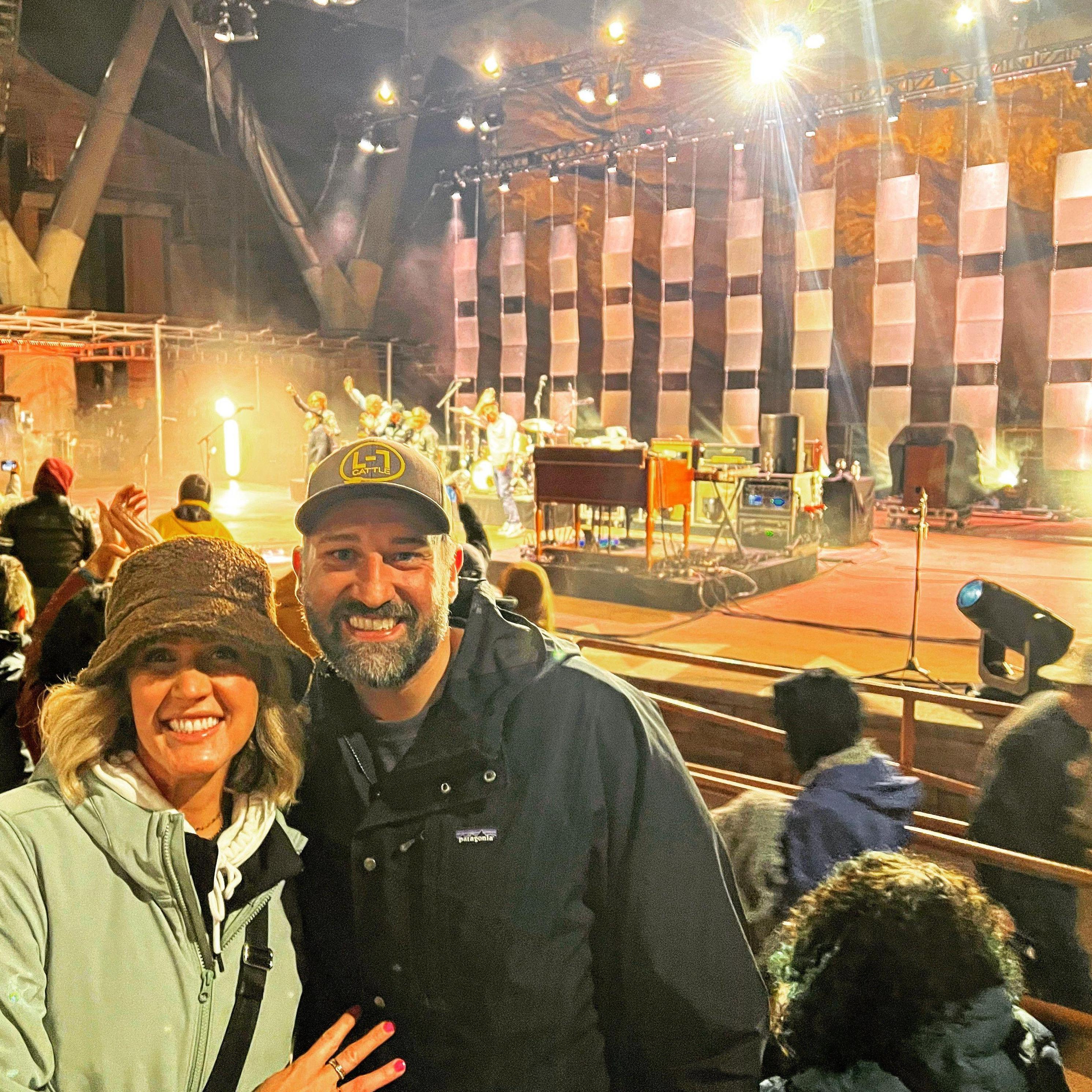 Our very first Red Rocks show together - Jason Isbell, May 4th, 2022 !!!