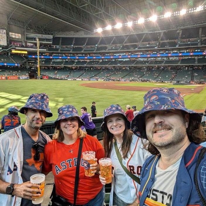 Astros games with the Prudhomme's
