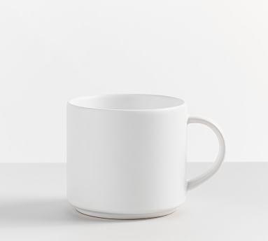 Mason Stoneware Mugs - Ivory, Set of 4