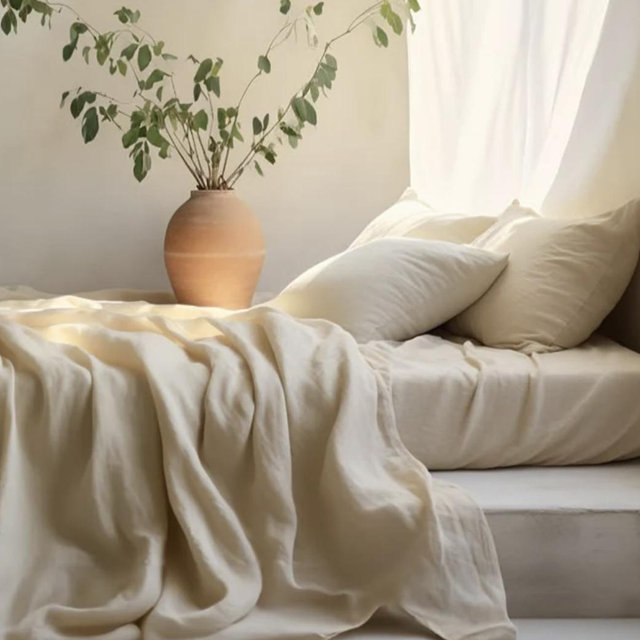 Eucalypso Classic King Sheet Set - Soft Beige