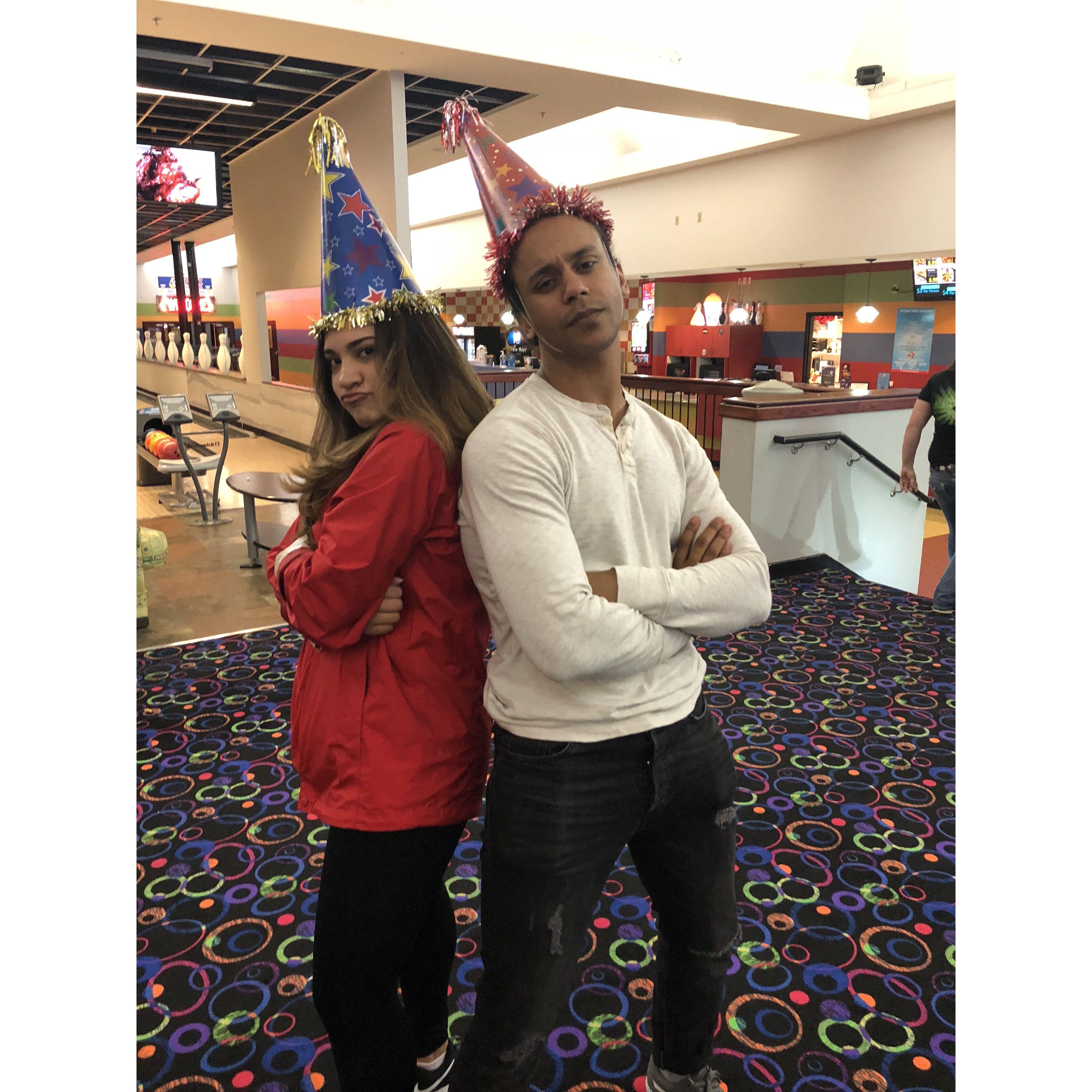 Our first picture together as friends.