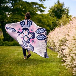 Italian Merino Wool Midnight Throw Blanket