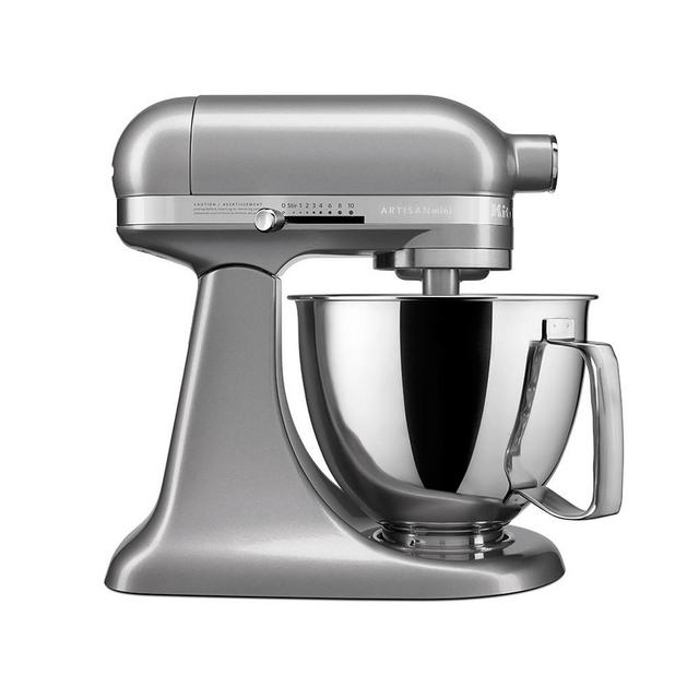 KitchenAid® Artisan Mini with Flex Edge Beater, Contour Silver