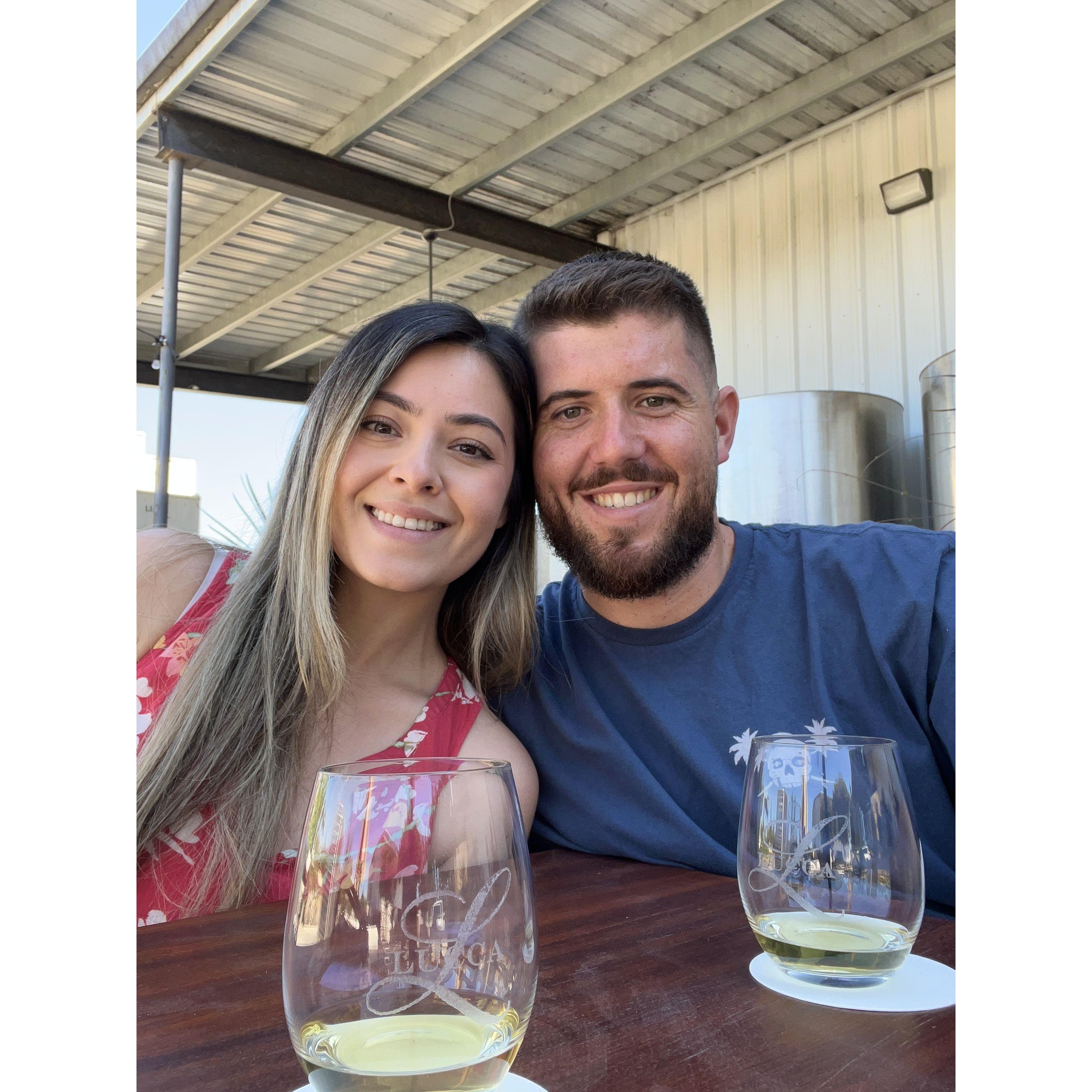 Our first photo together on our 4th date at Luca winery in Ripon, Ca.
(September 2023)