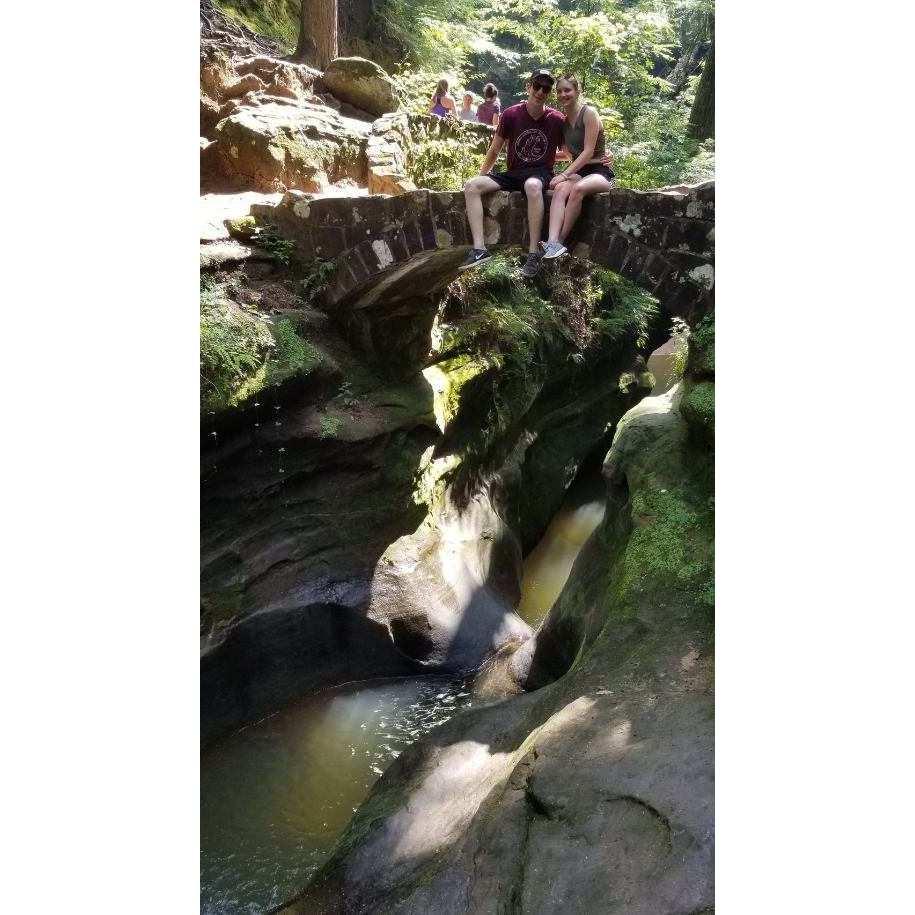 Trip with friends to Hocking Hills, 2017