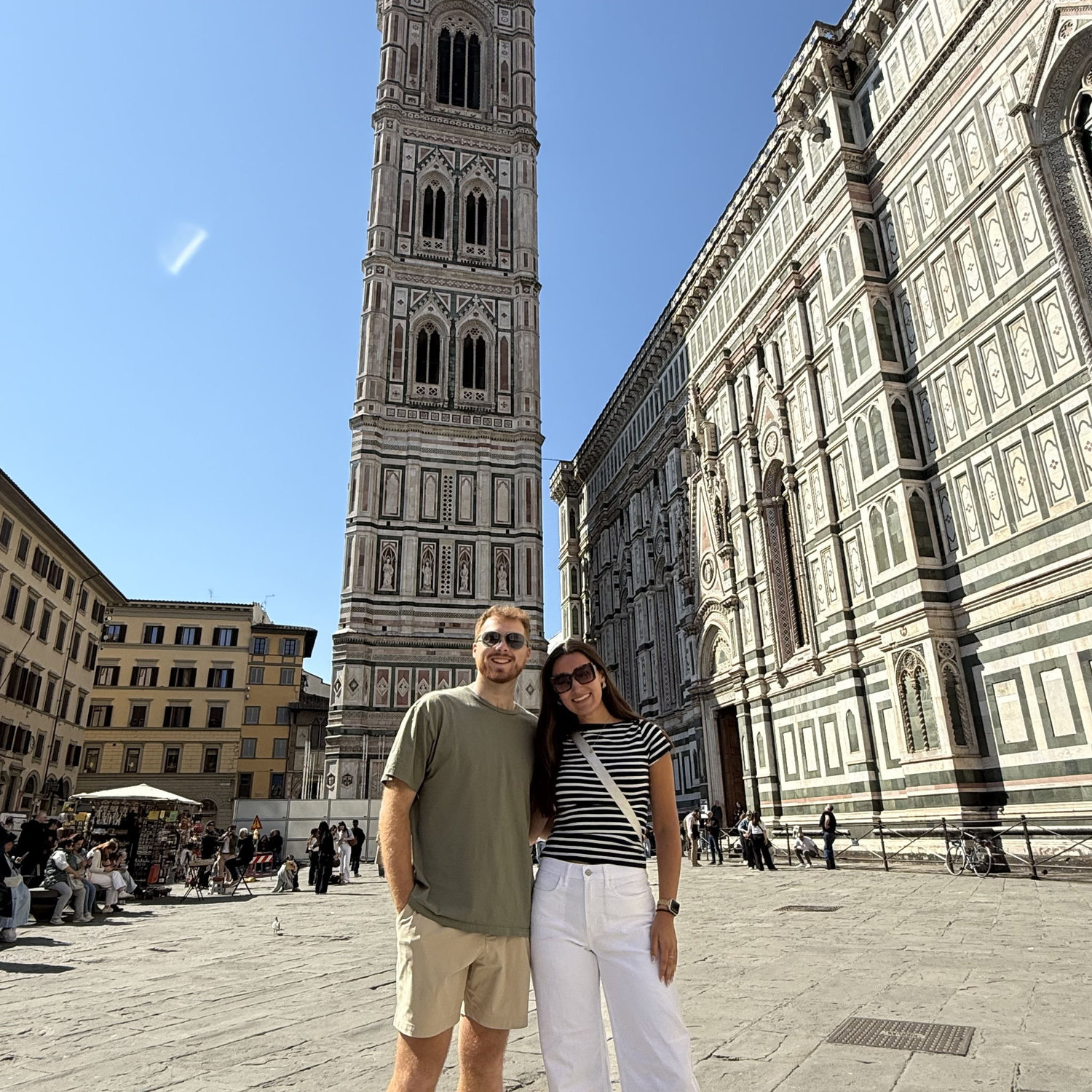 Trip to Italy with Davis's family to visit Brady while he was studying abroad in Florence. Little did Maya know, this would be the trip where we would get engaged!