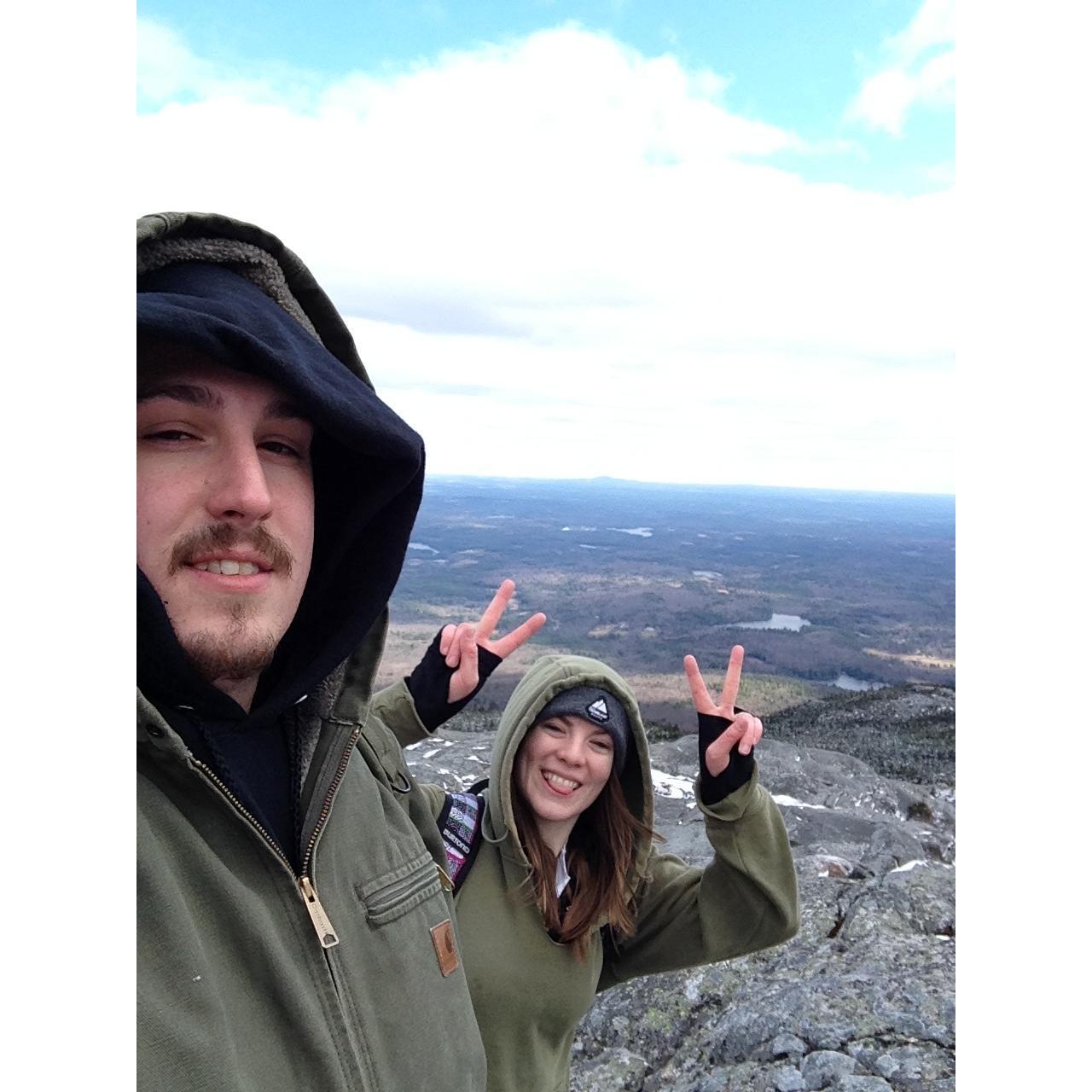 Top of Mt. Monadnock NH