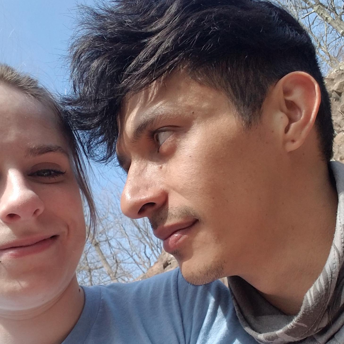 Hiking, South Mountain Reservation, April 2021.