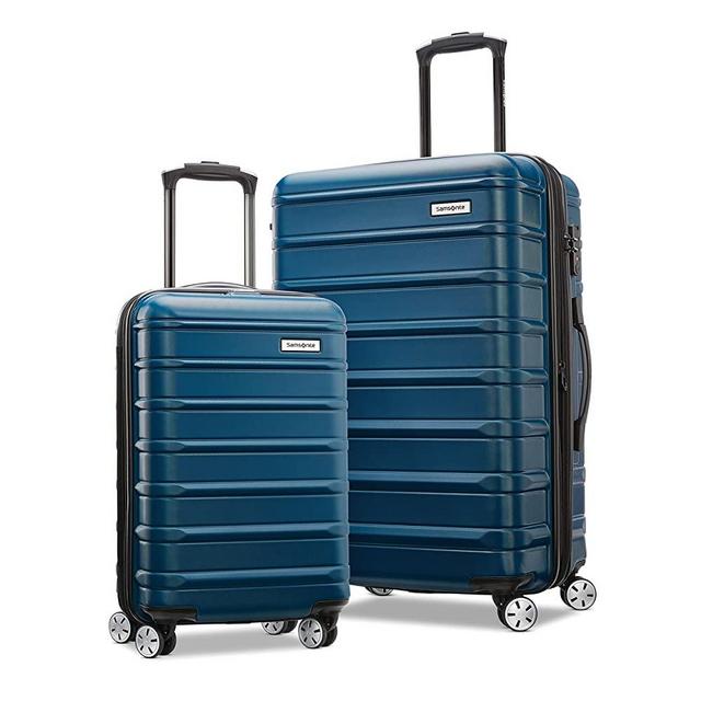 Samsonite Omni 2 Hardside Expandable Luggage, Lagoon Blue, 2-Piece Set (20/24)