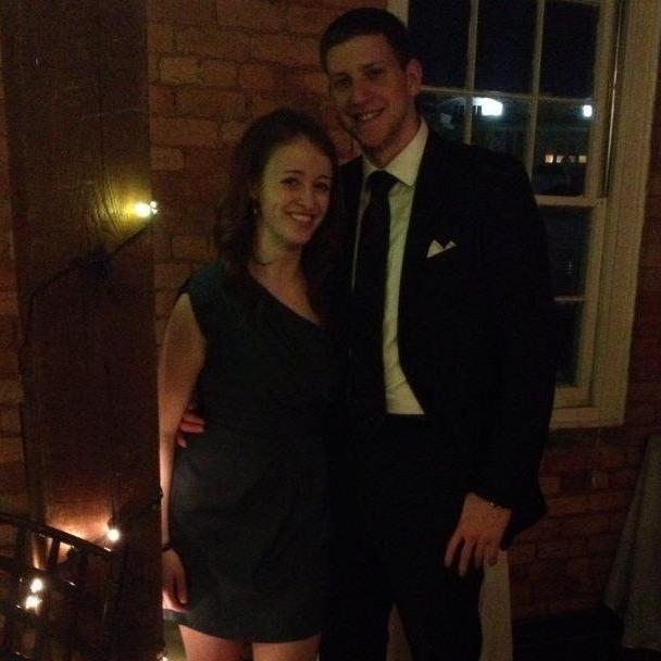 March 2014 - One of our earliest photos after nine months of 'secret dating' at work