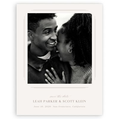 Rich Taupe, Brown Wedding Digital Save the Date - Artura Photo
