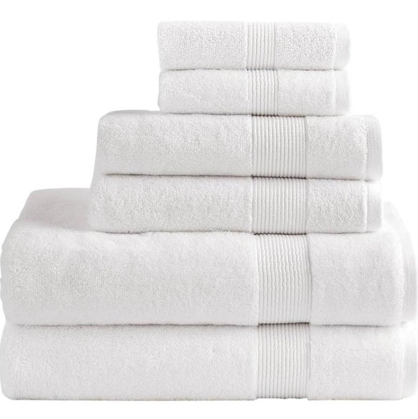 2 Bath Towels - Under The Canopy Organic Cotton Classic Towels - White - 2 Bath Towels