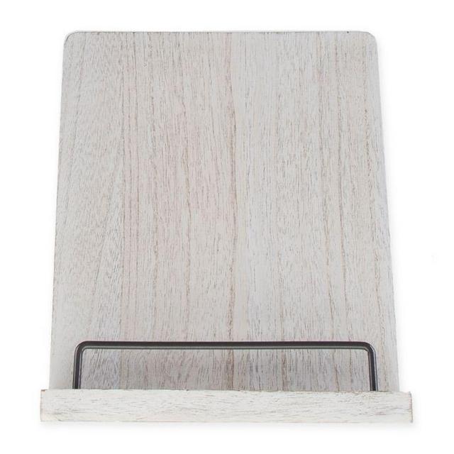 Bee & Willow™ Home Wood Cookbook Holder in White Wash