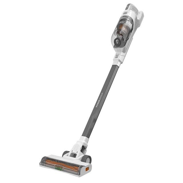 BLACK+DECKER POWERSERIES+ 20V MAX Cordless Stick Vacuum with LED Floor Lights, Lightweight, Multi-Surface (BHFEA520J) , Gray