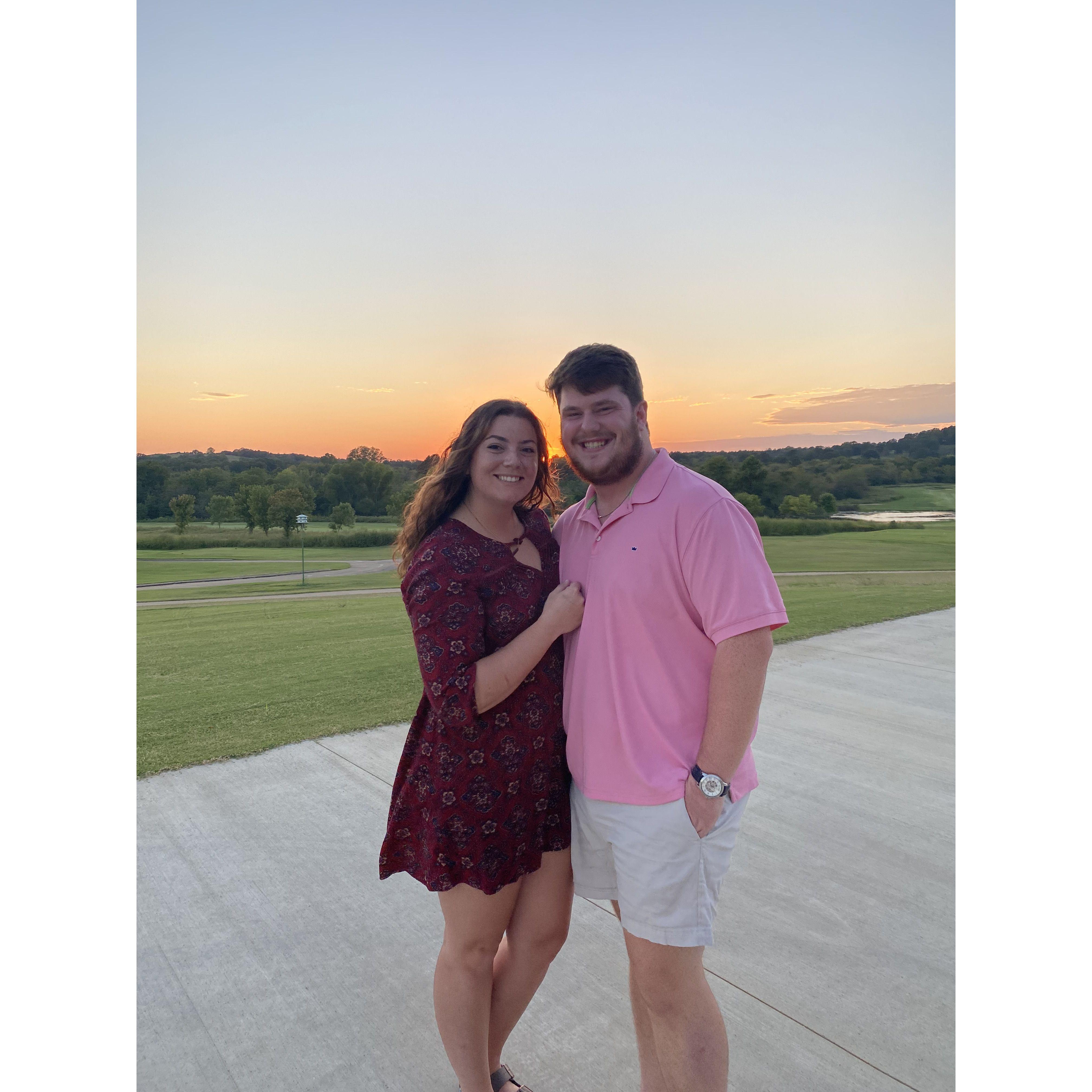 This picture was taken at dinner the night before Mackenzie moved back to PA!