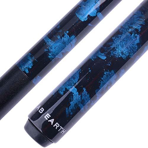AB Earth Pool Cue Billiards Maple Stick Handmade Painting Design (2nd Generation) Glue on Tip