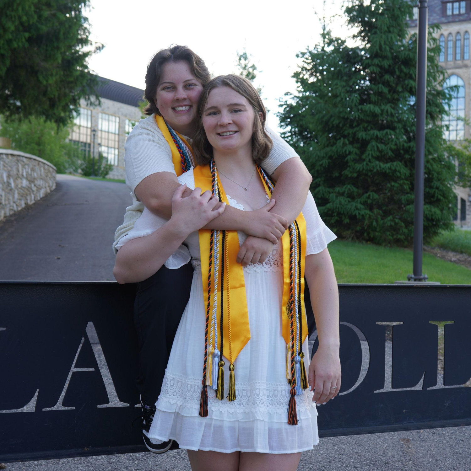 May 2025: From going to each other's high school graduation to graduating college together!