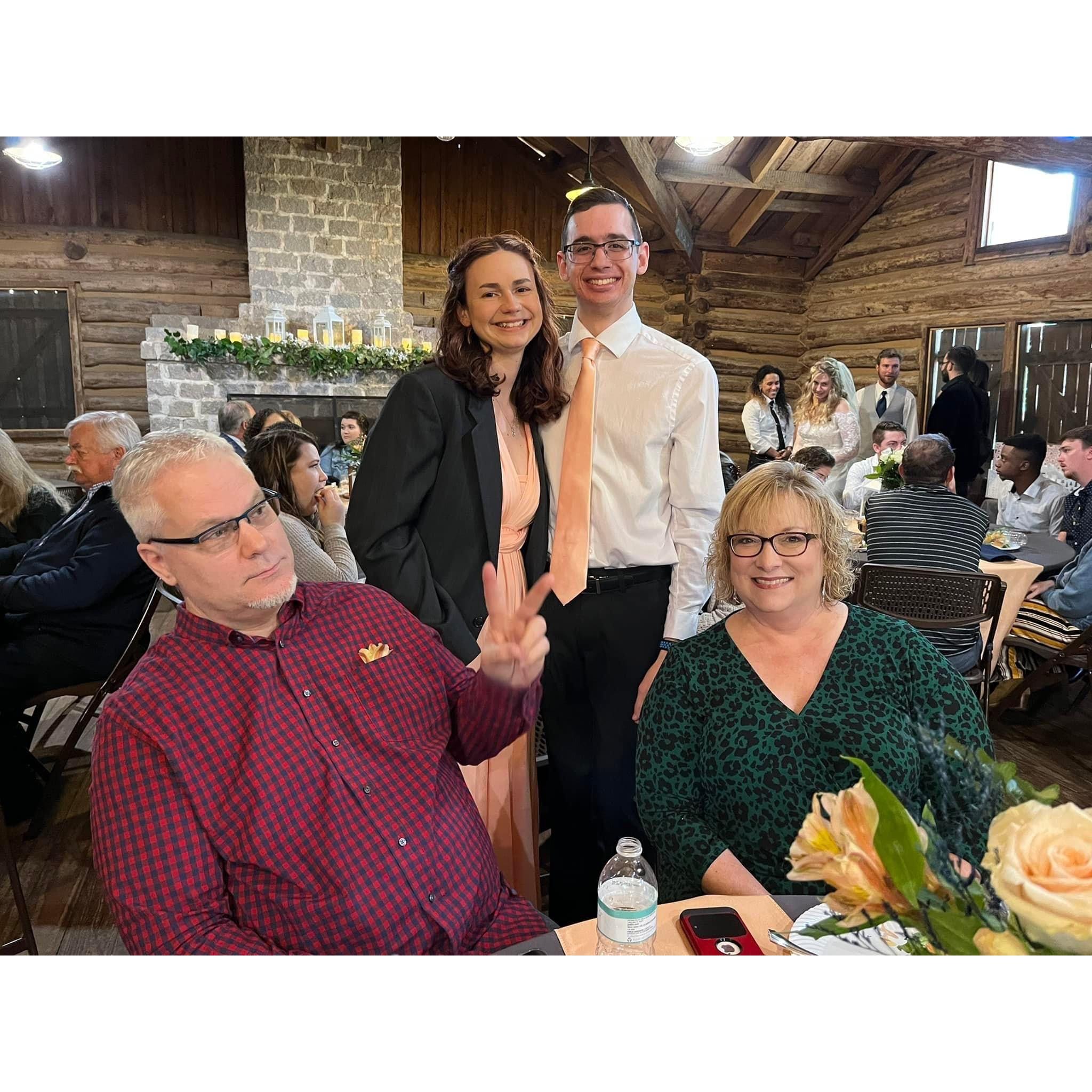 Second wedding went to together.